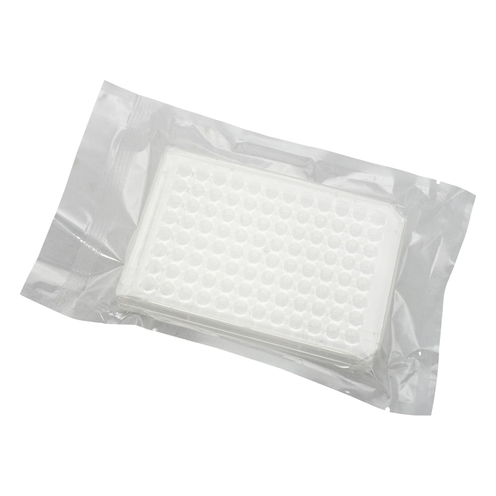 마이크로 플레이트(96 웰 플레이트) 둥근 바닥·멸균제·뚜껑 첨부 1상자(50장입) P96R09S 1상자(50장입)