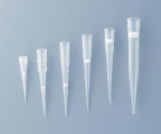 ダイアモンドフィルターチップ　DF10ST　滅菌済　0.1～10μL　96本×10箱　F171103 1箱(96本×10ラック入)