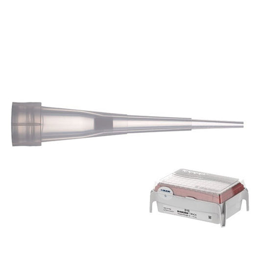 ダイアモンドフィルターチップ　DF10ST　滅菌済　0.1～10μL　96本×10箱　F171103 1箱(96本×10ラック入)