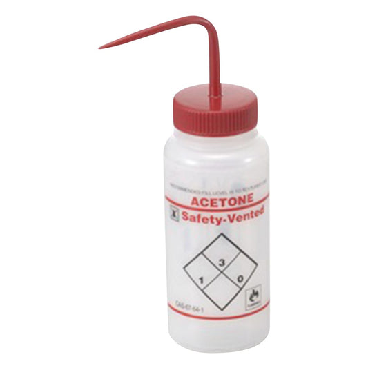 ラベル付洗浄瓶（アセトン）　500mL　800100615 1本