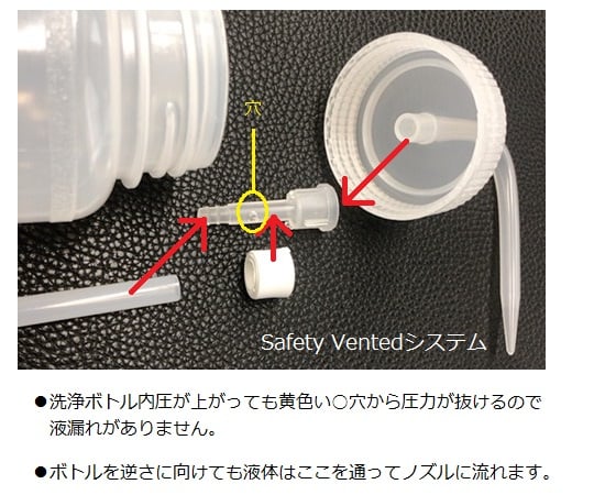 ラベル付洗浄瓶（エタノール）　500mL　800100617 1本