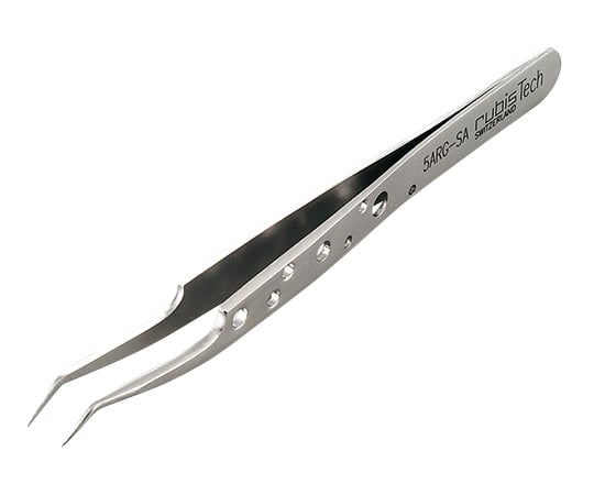 MEISTER Tweezers, Extra Fine, Acid-Resistant Steel, 5arG-SA, 1 Piece