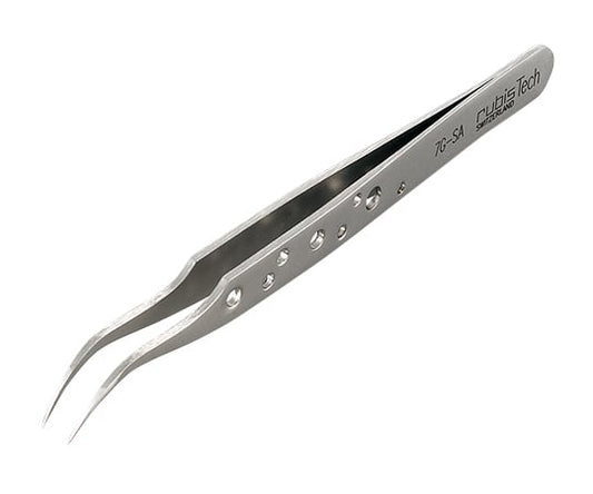MEISTER Tweezers, Sharp Tip, Acid Resistant Steel, 7G-SA, 1 Piece