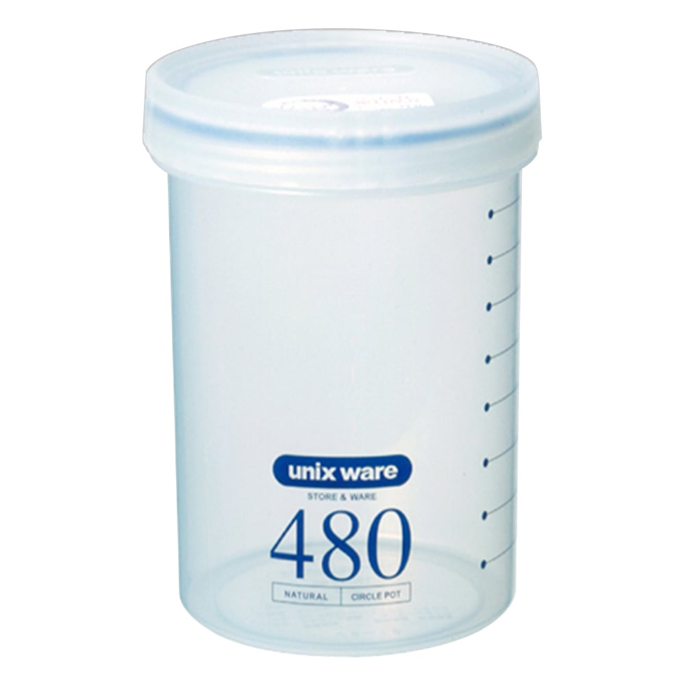 Circle Pot 480mL PS-15 1pc