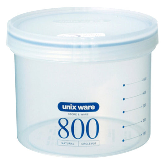 Circle Pot 800mL PS-30 1pc