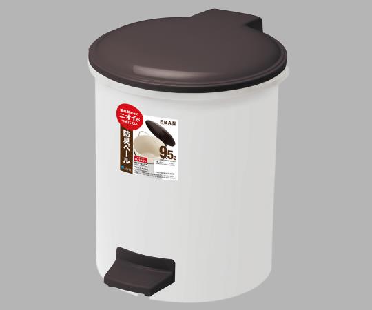 R Deodorizing Pedal Pail with Inner Bucket 9.5L 6410 1pc