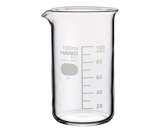 Tall beaker (with approximate scale) 100mL TB-100 1pc