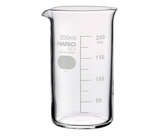 Tall beaker (with approximate scale) 200mL TB-200 1pc