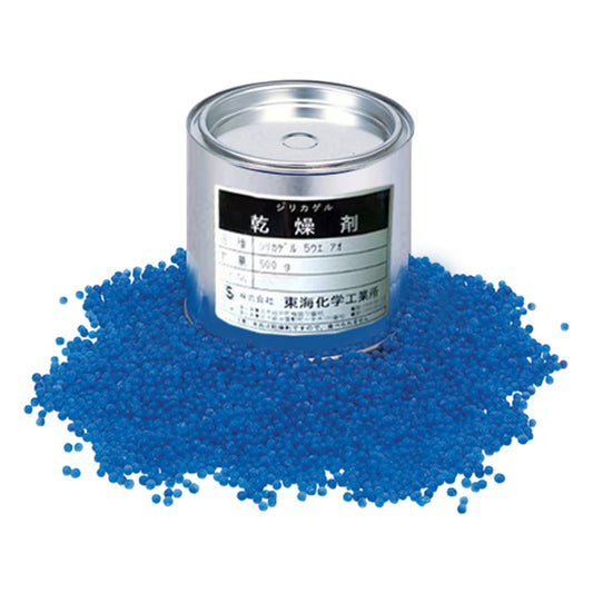 シリカゲルA型　球状 ビーズ5UP青 500g 1缶