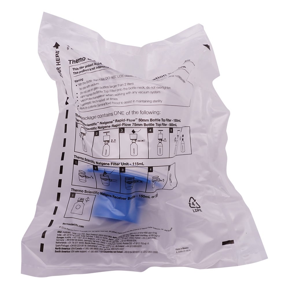 Bottle Top Filter 500mL 0.2μm GL45・φ45mm 1 box (12 pieces) 595-4520 1 box (12 pieces)