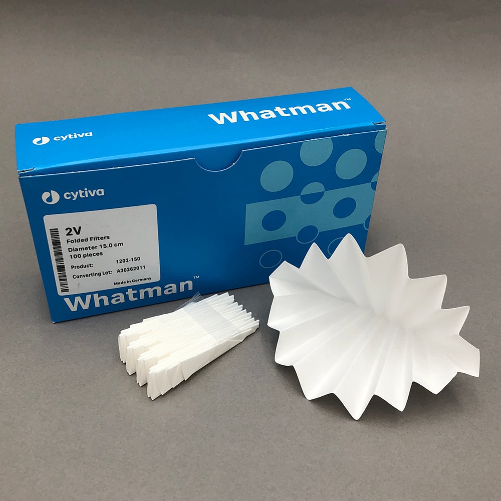 定性濾紙 円形 グレード2V 15.0cm 1箱（100枚入）　1202-150 1箱(100枚入)