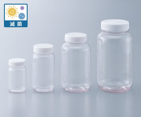 PET wide-mouth bottle 250mL, sterilized No.250 1pc