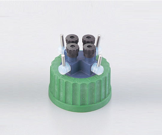 Screw-top bottle cap (for hard tubes, GL45) with valve, 1 piece, BL60708, 1 piece