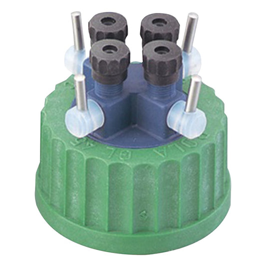 Screw-top bottle cap (for hard tubes, GL45) with valve, 1 piece, BL60708, 1 piece