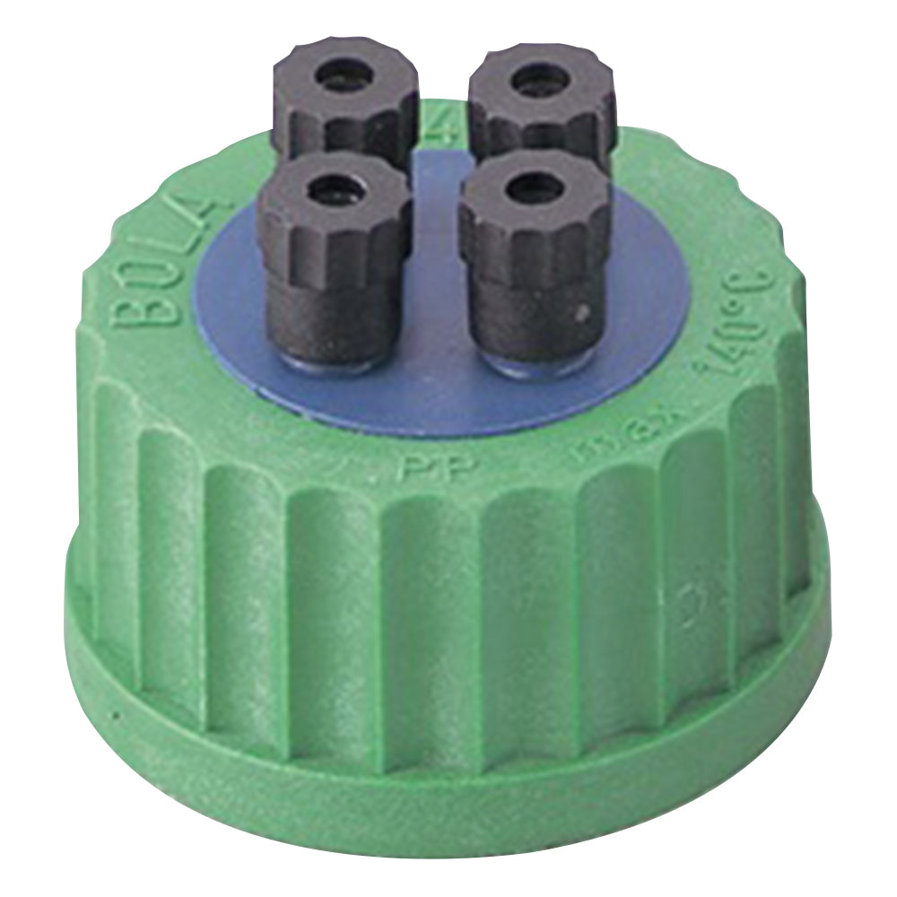 Screw-top bottle cap (for hard tubes, GL45) without valve, 1 piece D 608-08 1 piece