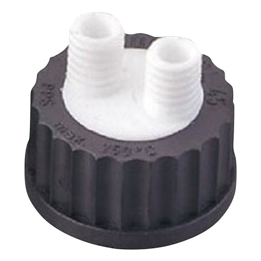 Screw-top bottle cap (for hard multi-tubes and GL45) Cap body made of PTFE and PPS BL61408 1 piece