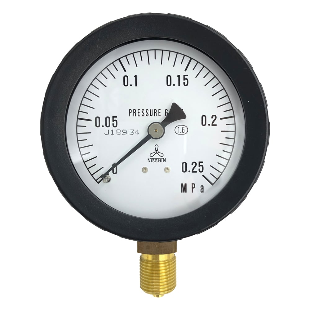 General-purpose pressure gauge A type φ75 G3/8B0.25 1 piece
