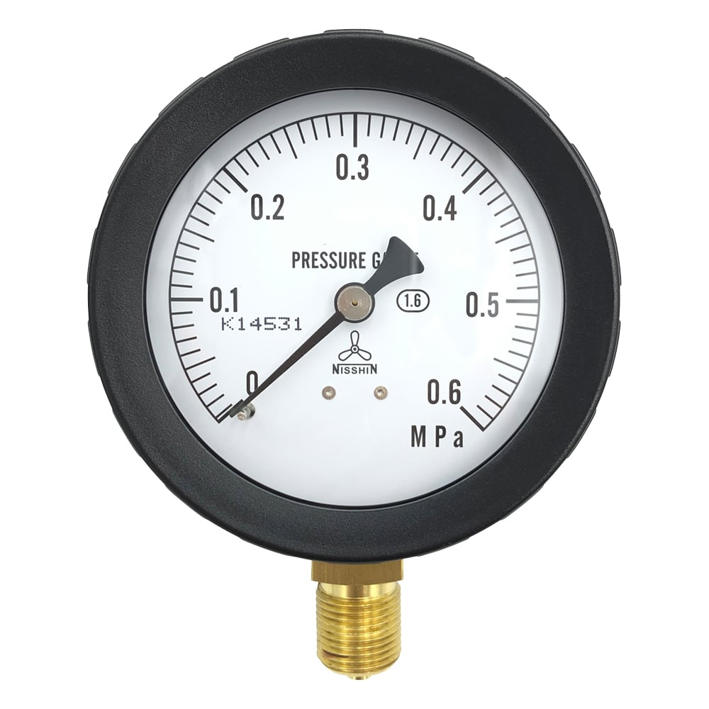 범용 압력계 A형 φ75 G3/8B0.6 1개