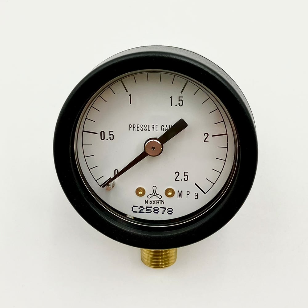 Compact pressure gauge A type φ40 R1/8 PA10-40A-R1_P2.5M 1 piece