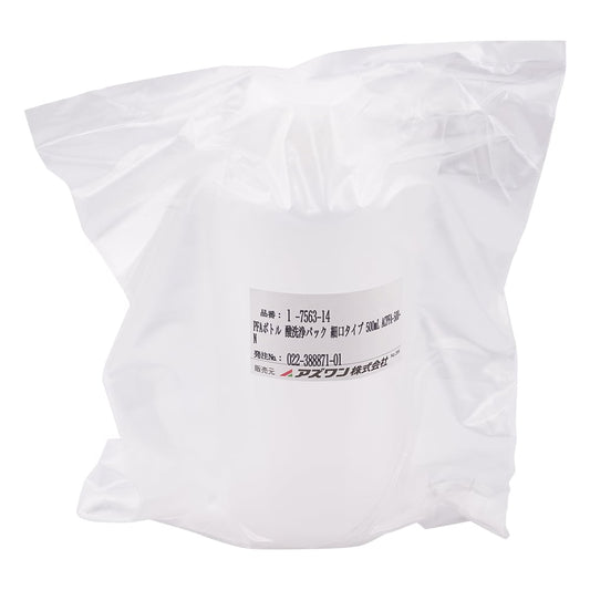 PFAボトル 酸洗浄パック 細口タイプ 500mL　ACPFA-500-N 1本