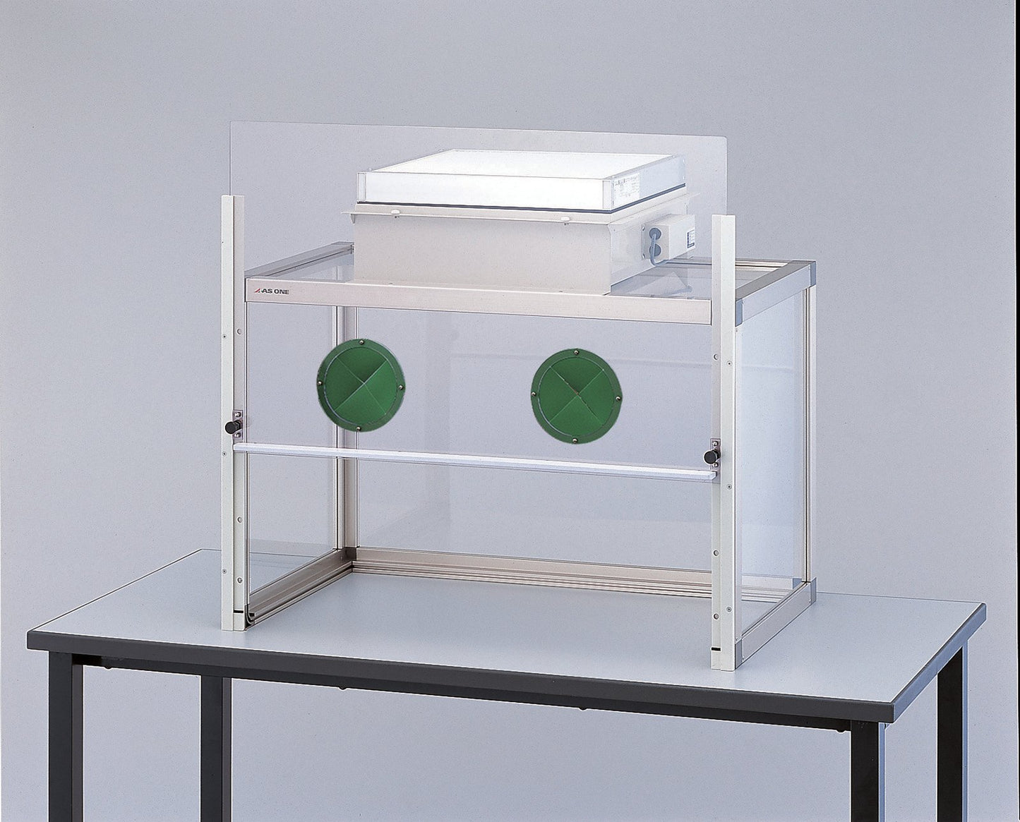 粉体計量用ドラフト（手窓付）900×553×780mm 庫内コンセント無し　FKD-900W 1台
