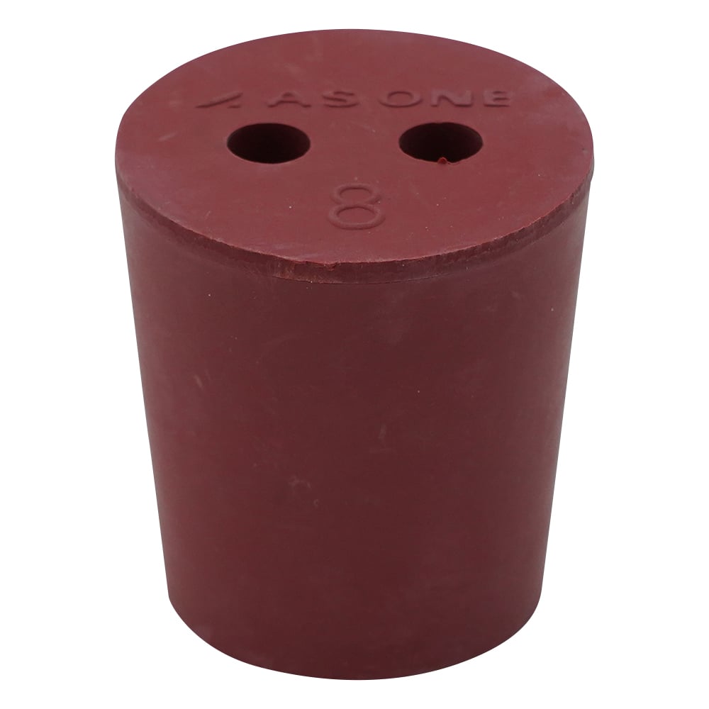 穴付き赤ゴム栓　1個入　8号 1個