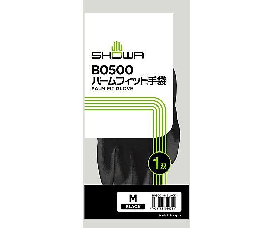 Palm Fit Gloves (Special Seamless Palm Coating) Seamless M B0500-Blk-M 1 pair