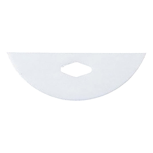 PTFE stirring blade, round blade type, 65 x 25 mm, 002.1065.1, 1 piece