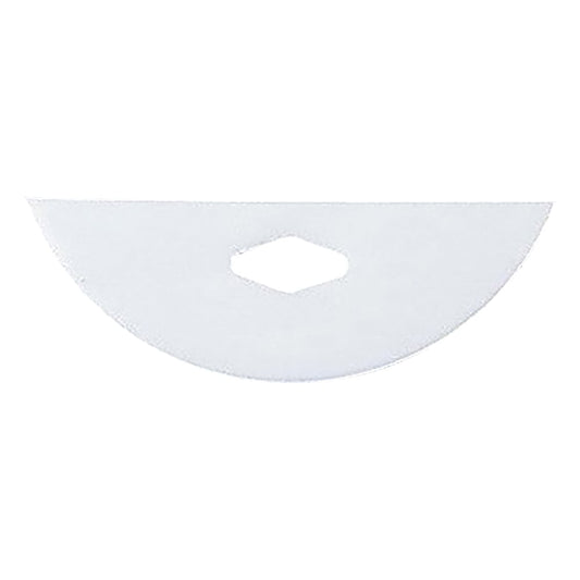 PTFE stirring blade, round blade type, 125 x 25 mm, 002.1125.1, 1 piece