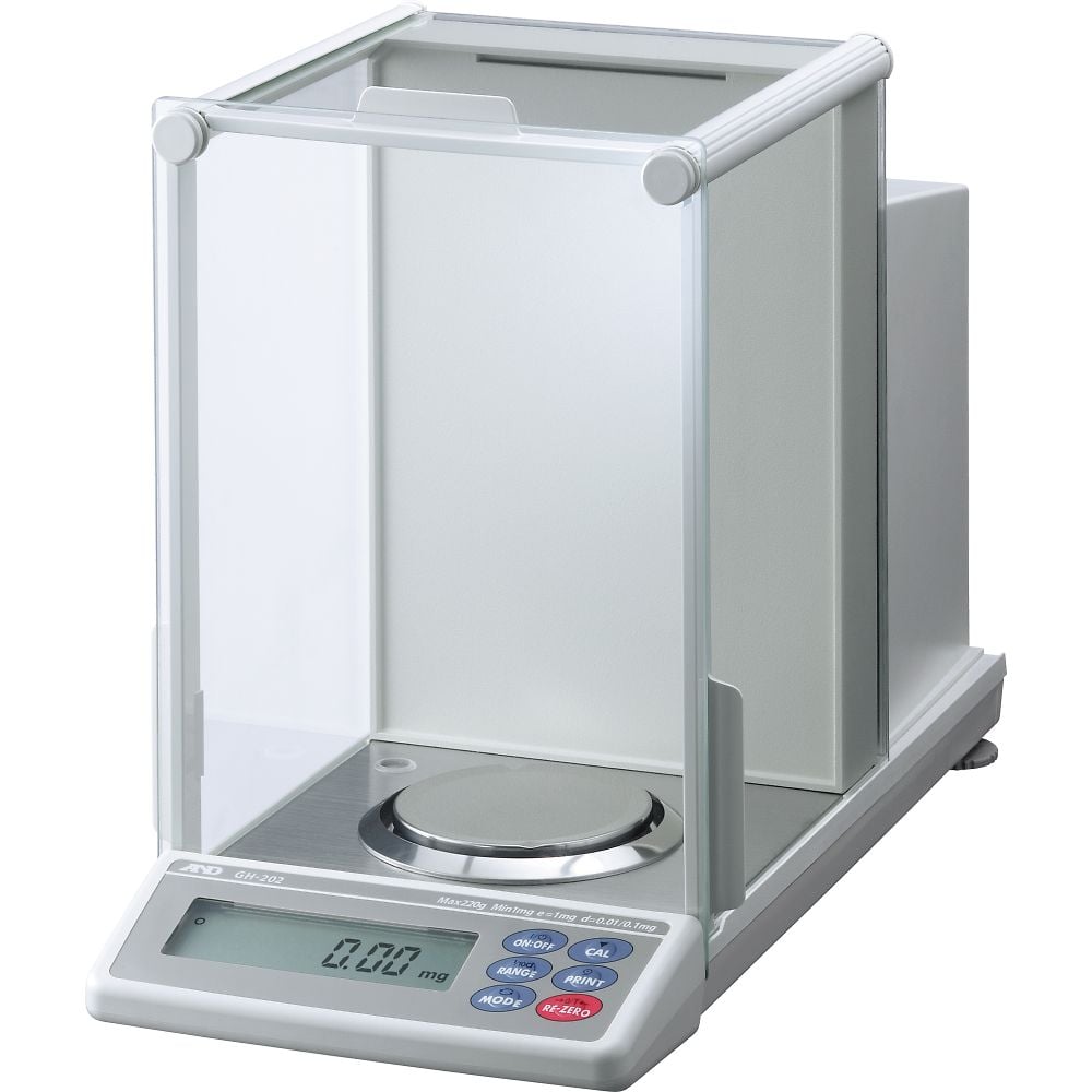 Analytical electronic balance GH series Capacity: 51g/220g Minimum display: 0.01mg/0.1mg GH-202 1 unit