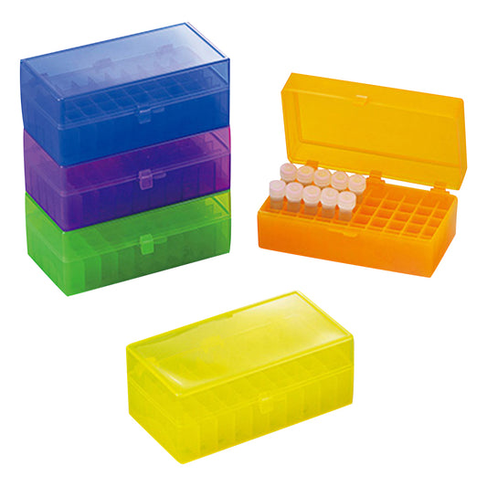 Microtube storage box 5-color pack (1 of each color: blue, green, purple, yellow, orange) HS120033 1 box (5 pieces)