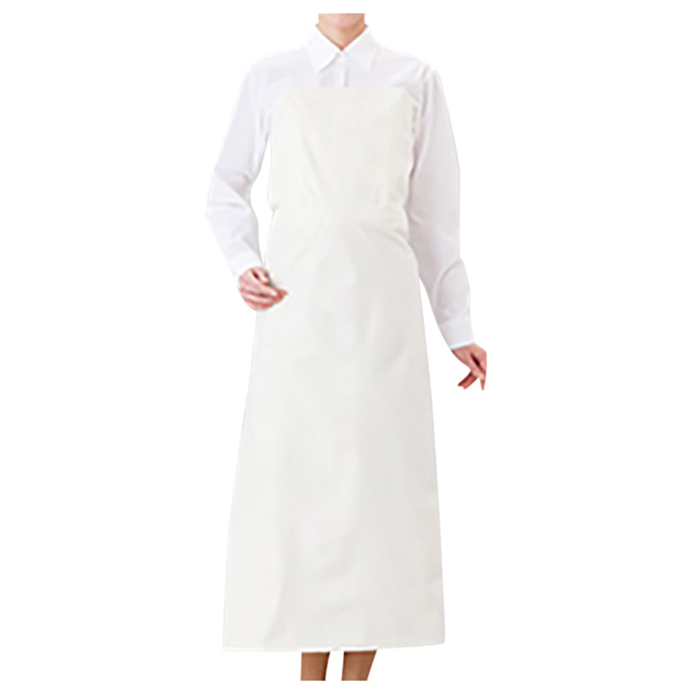 ウレタンワンタッチ胸付前掛 フリーサイズ 1枚