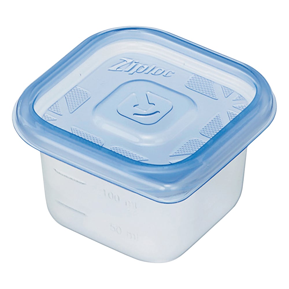 ジップロック（R）コンテナー 正方 130mL 1セット（4個入） 1セット(4個入)