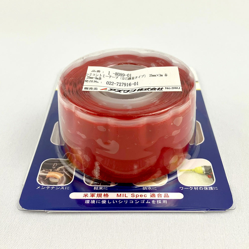 Silicone Tommy Tape (self-adhesive type) 25mm x 3m red 25mm-3m red 1 roll