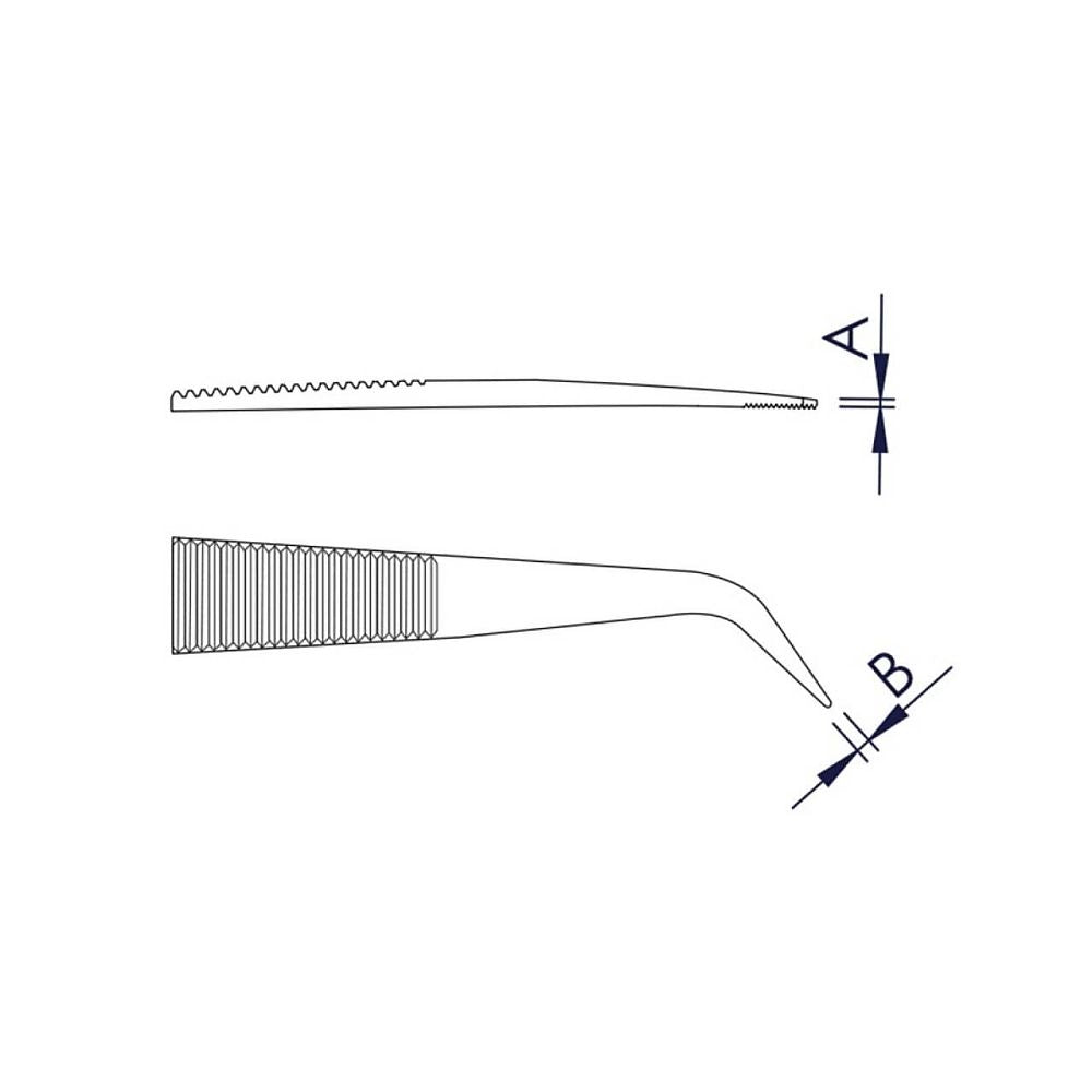 범용형 핀셋 155mm 646 1개