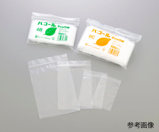 Pakol zipper bag Width: 85 x zipper length: 120 mm 100 pieces 4D 1 bag (100 pieces)