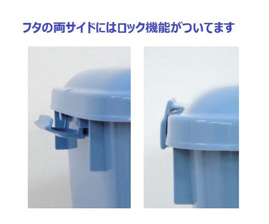 エコポリペール角型＃90本体グレー　PEK90H本体 1個