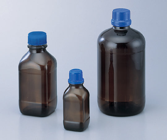 Brown glass bottle (all-coated type) GL-32 square 100mL 1671506 1 bottle