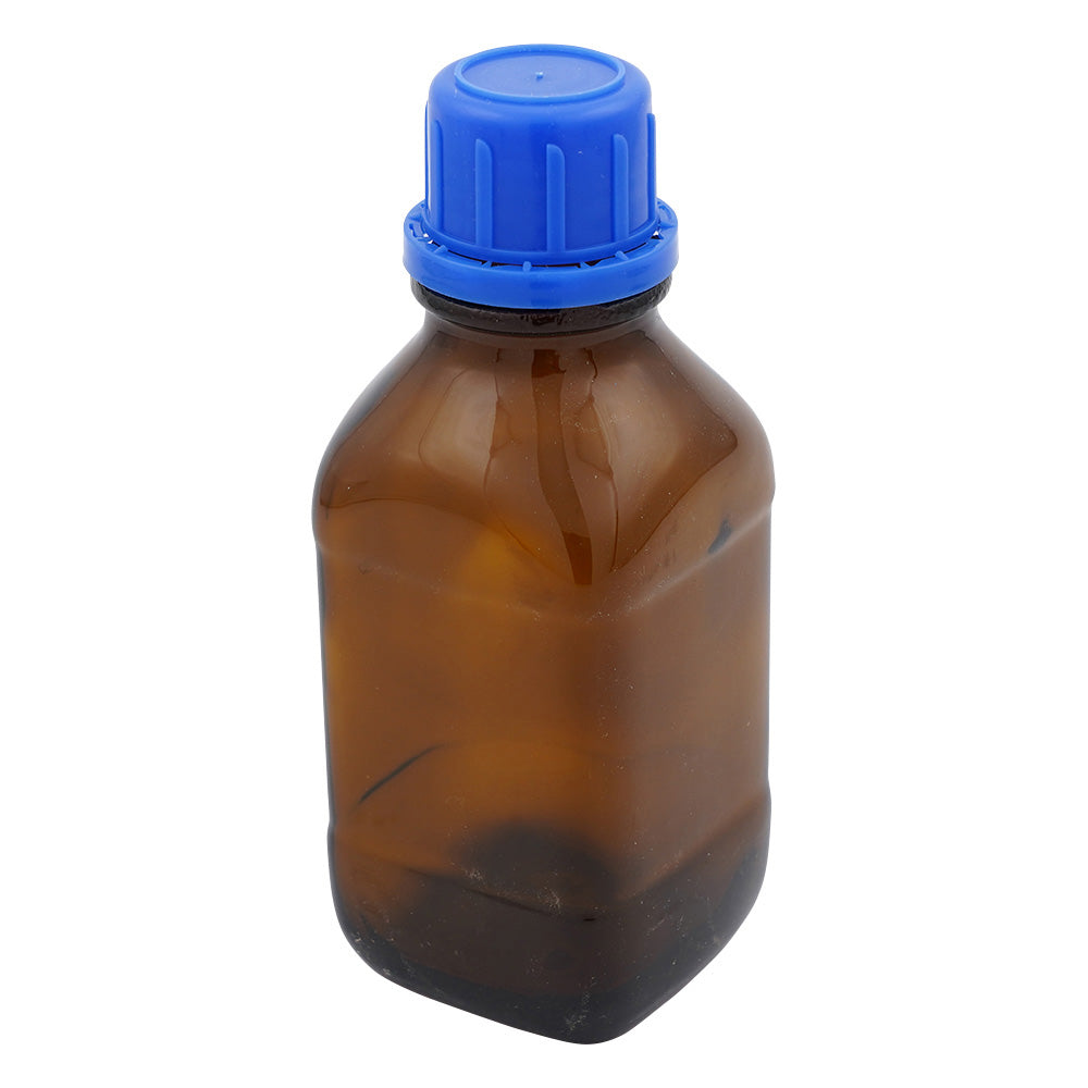 Brown glass bottle (all-coated type) GL-32 square 250mL 1671515 1 bottle