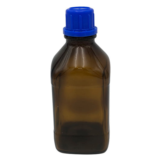 Brown glass bottle (all-coated type) GL-32 square 500mL 1671520 1 bottle