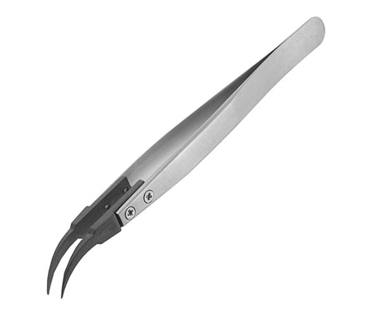 ESD tweezers (tip-curved type) PTZ-43 1 piece