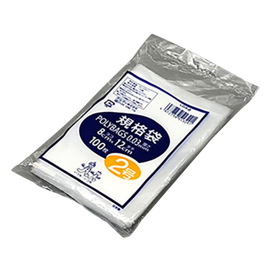 Polybag standard bag (0.03mm) 80×120mm 100 pieces L03-2 1 bag (100 pieces)