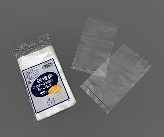 Polybag standard bag (0.03mm) 80×150mm 100 pieces L03-3 1 bag (100 pieces)