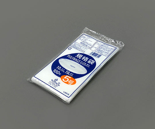 폴리백 규격 봉투(0.03mm) 100×190mm 100장 L03-5 1봉(100장입)