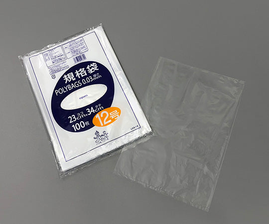 Polybag standard size (0.03mm) 230×340mm 100 pieces L03-12 1 bag (100 pieces)