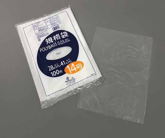Polybag standard size (0.03mm) 280×410mm 100 pieces L03-14 1 bag (100 pieces)