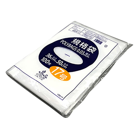 Polybag standard size (0.03mm) 360×500mm 100 pieces L03-17 1 bag (100 pieces)