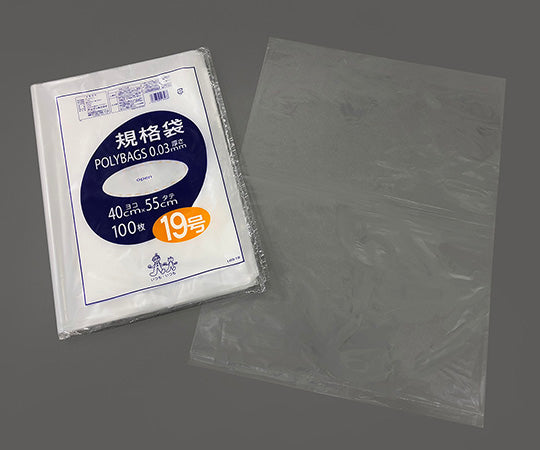 Polybag standard size (0.03mm) 400×550mm 100 pieces L03-19 1 bag (100 pieces)