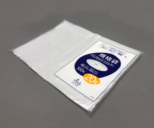 Polybag standard size (0.03mm) 460×600mm 100 pieces L03-20 1 bag (100 pieces)