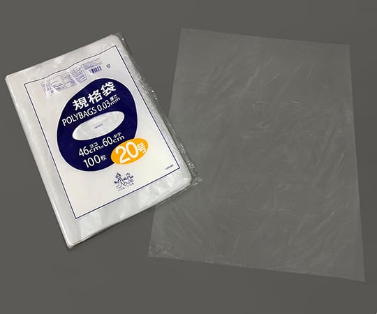 Polybag standard size (0.03mm) 460×600mm 100 pieces L03-20 1 bag (100 pieces)